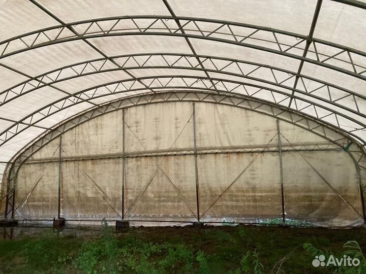 Тентованный ангар, металический каркас