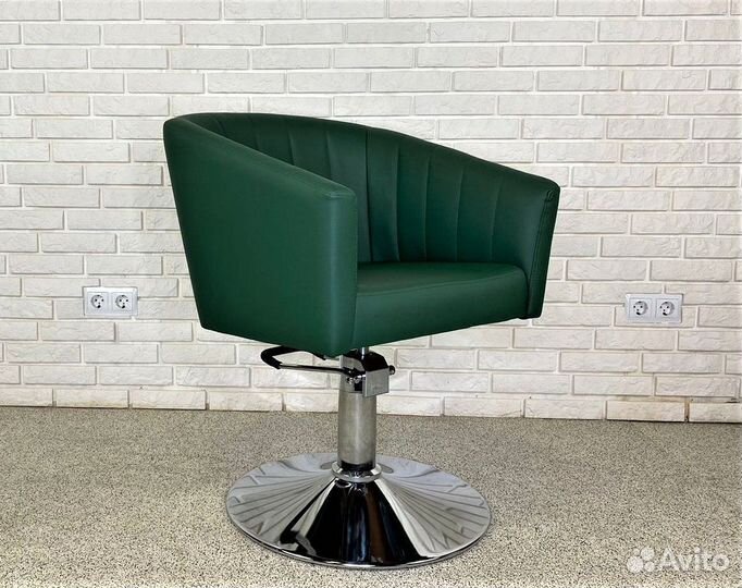 Парикмахерское кресло Vegas green DL-2748