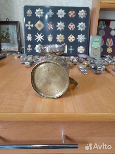 Кружка из гильзы. Окопный самодел