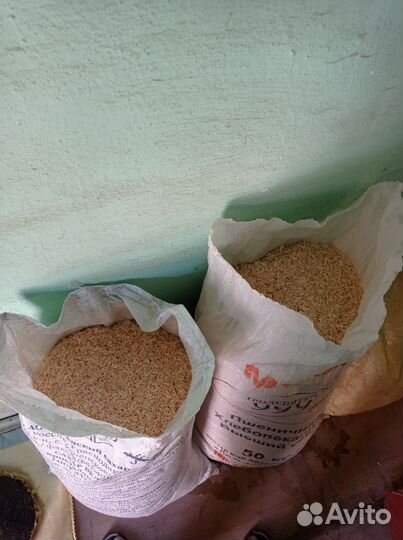 Опилки стружка в мешках