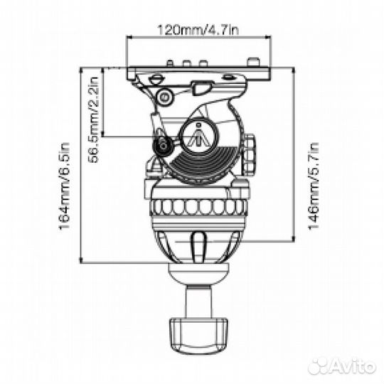 Новый GH06 Fluid Head 75mm E-Image eigh06 голова д