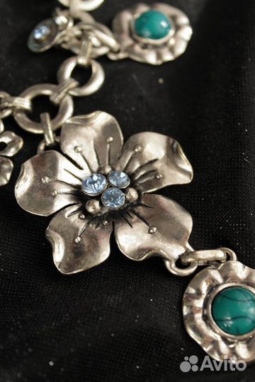 Чокер с натуральными камнями