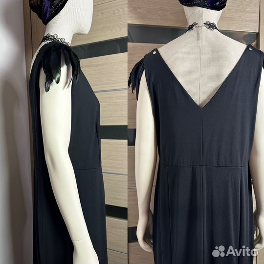 Вечернее длинное платье 50-52