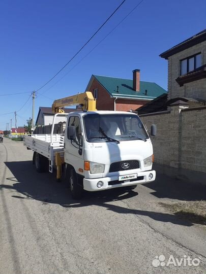 Бортовой грузовик Hyundai HD78 с КМУ ShinMaywa, 2010