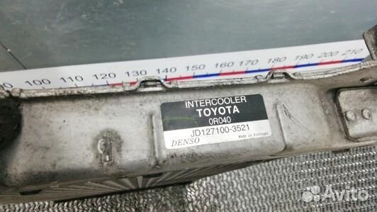 Радиатор интеркуллера toyota verso AR2 (CBG06KC01)