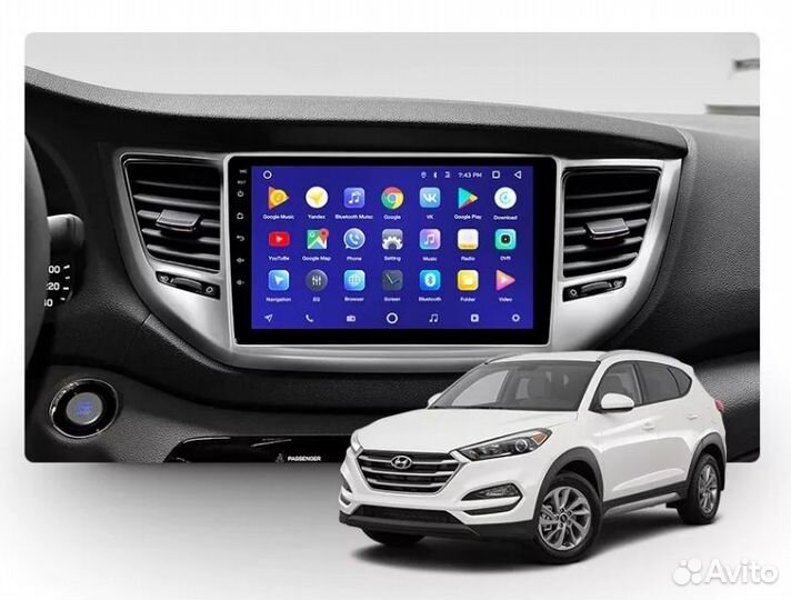 Магнитола Android 11 Hyundai Tucson (15-18 г) 2/32
