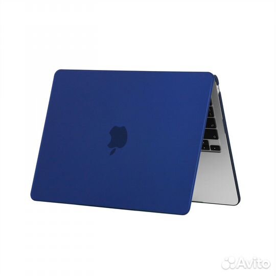 Чехол для MacBook Pro 13 2016-2022 матовый т-синий