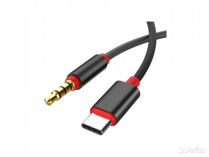 Переходник USB Type-C - Mini Jack 3,5 мм(1 м)