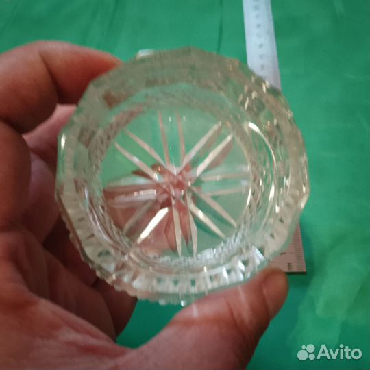 Хрустальная пепельница чехия