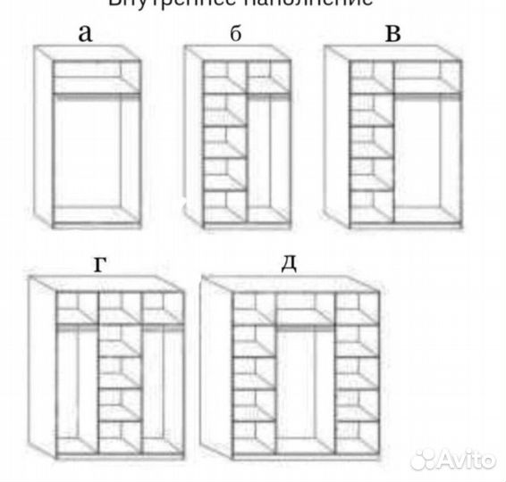 Шкафы купе любые размеры