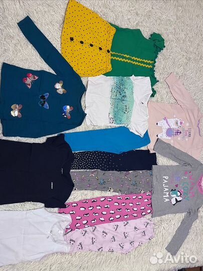 Вещи для девочки 110 116 (27 предметов)