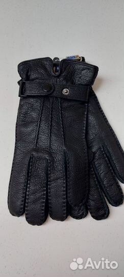 Перчатки мужские из оленьей кожи на шерсти