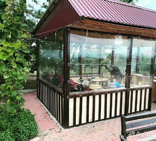 Мягкие окна для террасы