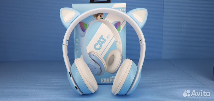 Беспроводные наушники Ушки Cat Bluetooth Радио Ayx
