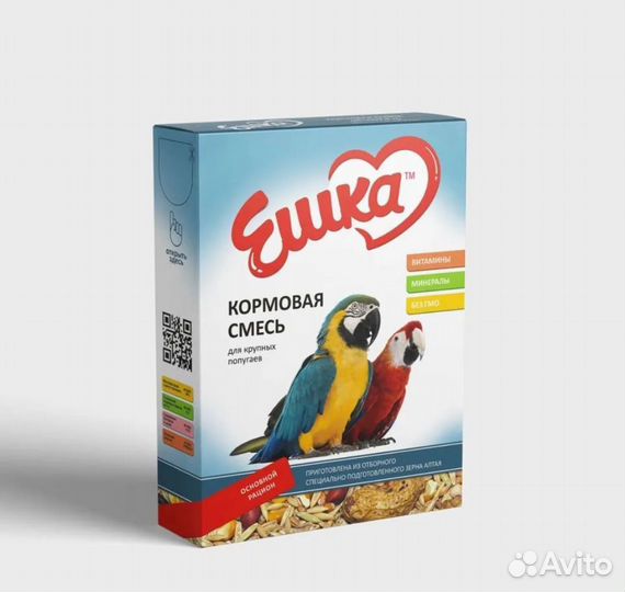 Корм для попугаев от производителя