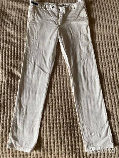 Белые брюки мужские