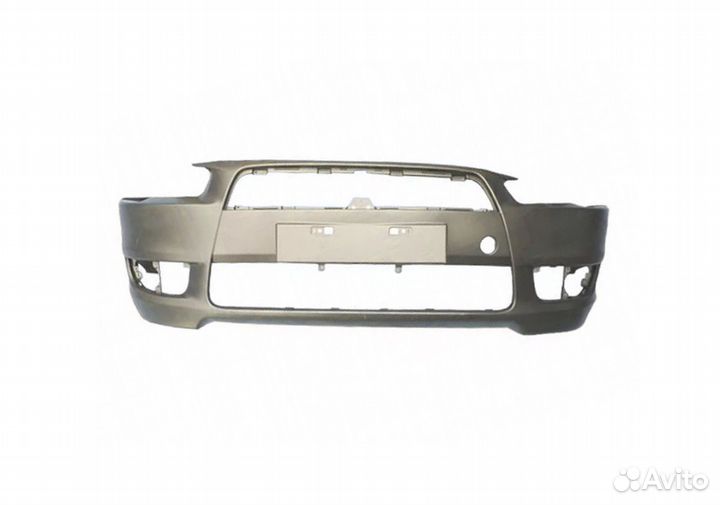 Передний бампер для Mitsubishi Lancer 10 бежевый