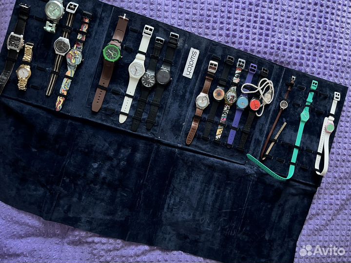 Swatch часы, ремни и браслеты на часы, коробки от