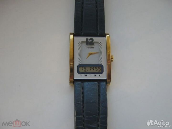 Tissot 7 / Two Timer D377 кварцевые часы 1990 гг