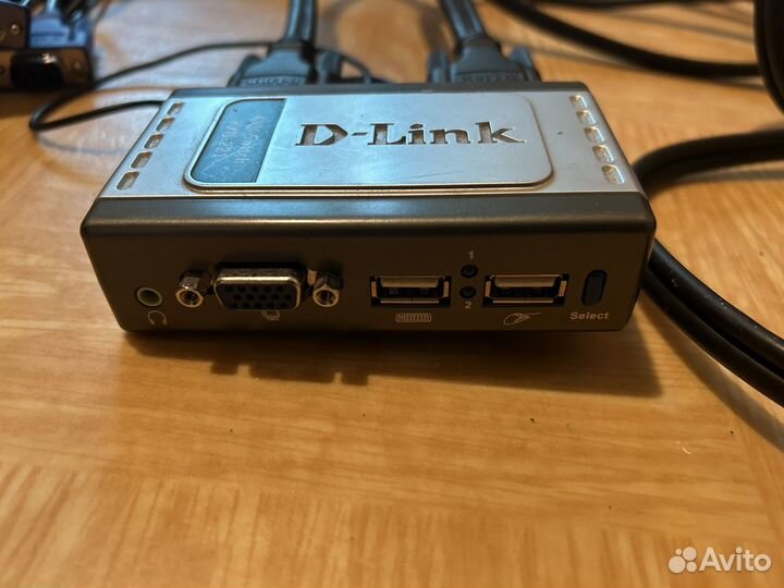 D-Link KVM переключатель Switch KVM-221