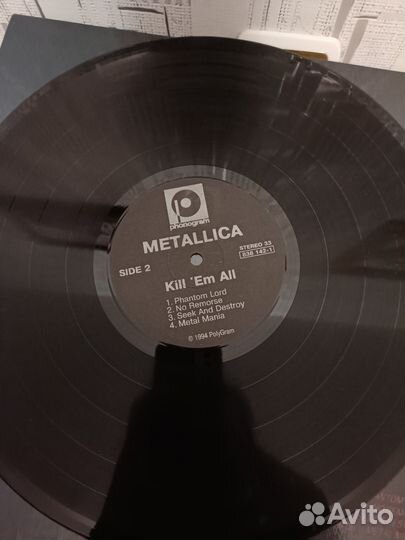 Metallica lp старый пресс