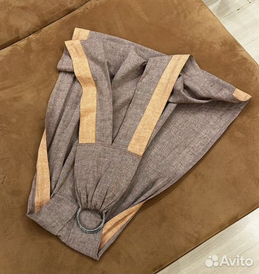 Слинг на кольцах лен