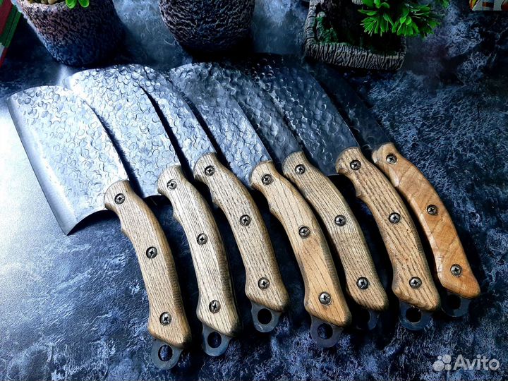 Кухонный топорик тяпка кованый