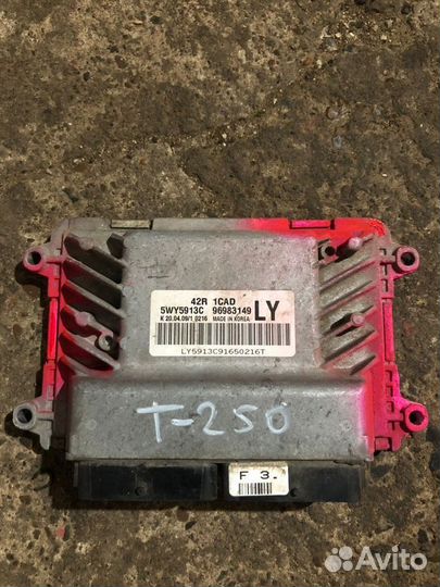 Контроллер двигателя мозги эбу шевроле авео 1.2