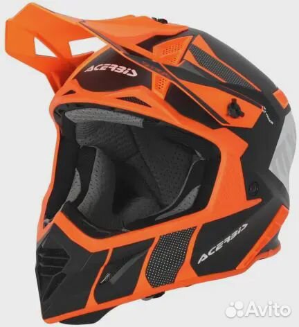 Кроссовый шлем acerbis X-track 22-06, Orange-Fluo