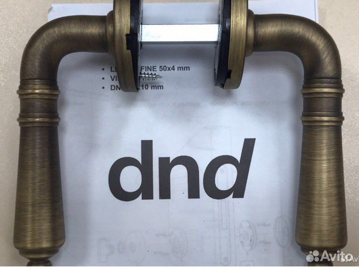 Дверные ручки межкомнатные Италия