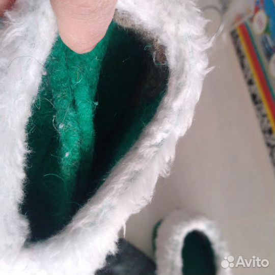Чуни из овчины детские