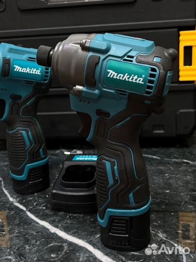 Бесщеточный шуруповерт+импакт Makita 2в1