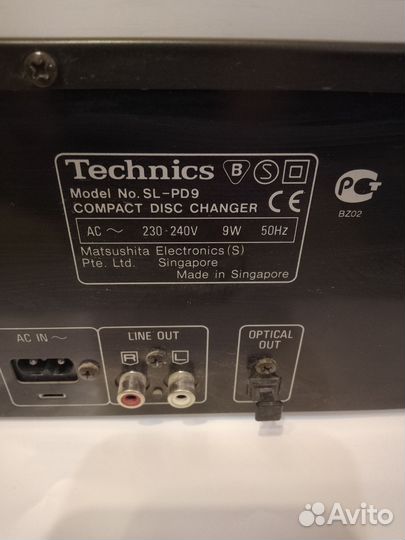 Проигрыватель CD Technics SL-PD9