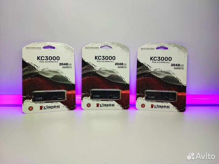 SSD M2 Nvme 2TB Kingston KC3000 / Новый