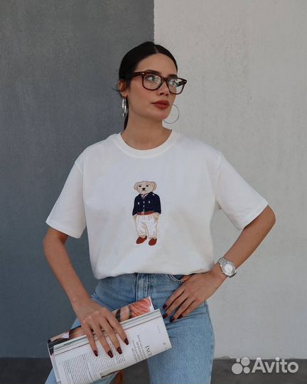 Футболка polo женская оверсайз