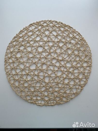 Салфетка плейсмат, салфетка сервировочная, ротанг