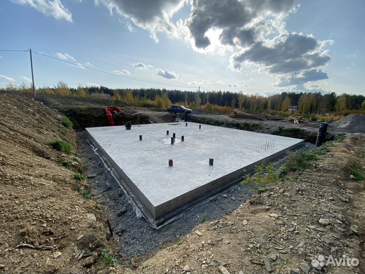 Фундамент под ключ, бетонные работы