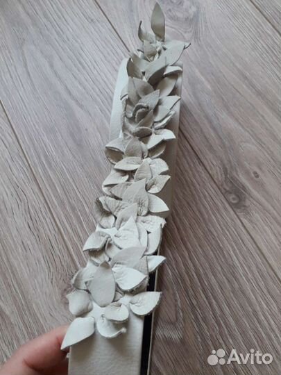 Ремень кожа натуральная Италия р.75см