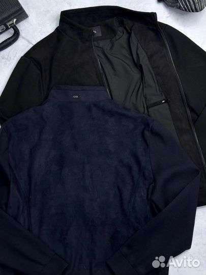 Куртка замшевая мужская zegna