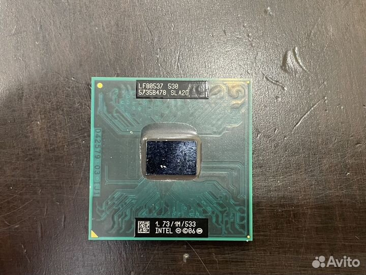 Процессор Intel для ноутбука