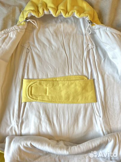 Конверт и шапка Boncotton для новорожденного