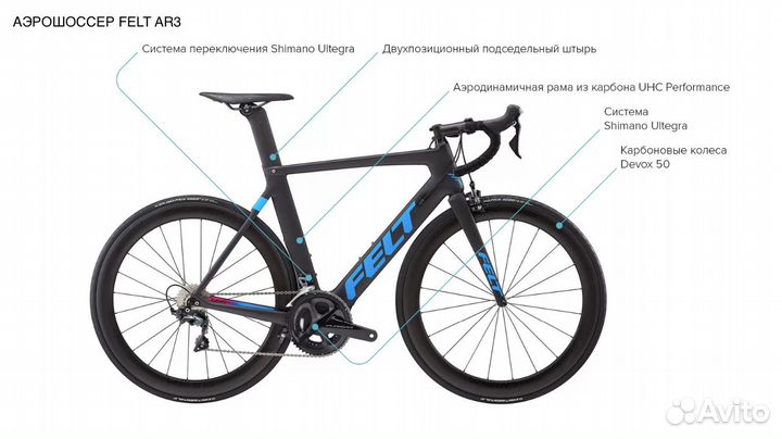 Шоссейный велосипед Felt AR5 и AR3