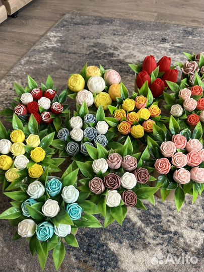 Букеты из мыла ручной работы