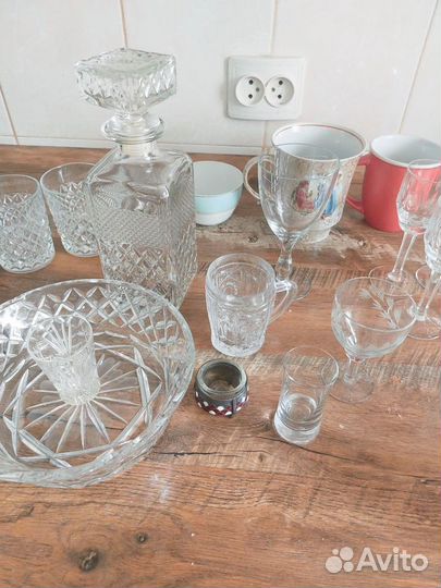 Фужеры хрустальные СССР