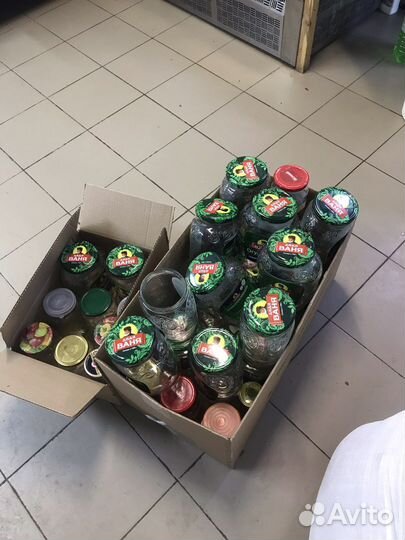 Банки стеклянные б/у