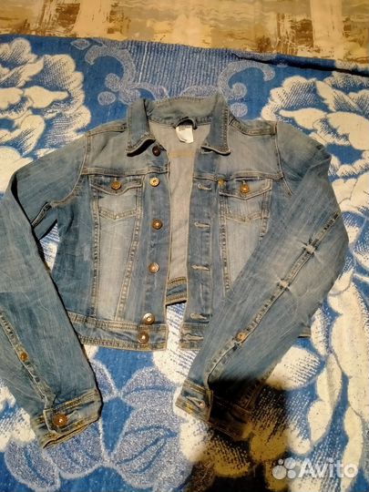 Джинсовая куртка женская 42 44