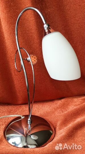 Светильник настольный, хром