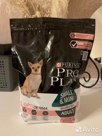 Корм для собак PRO plan Optiderma