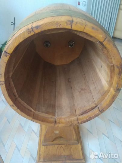 Бочка дубовая декоративная