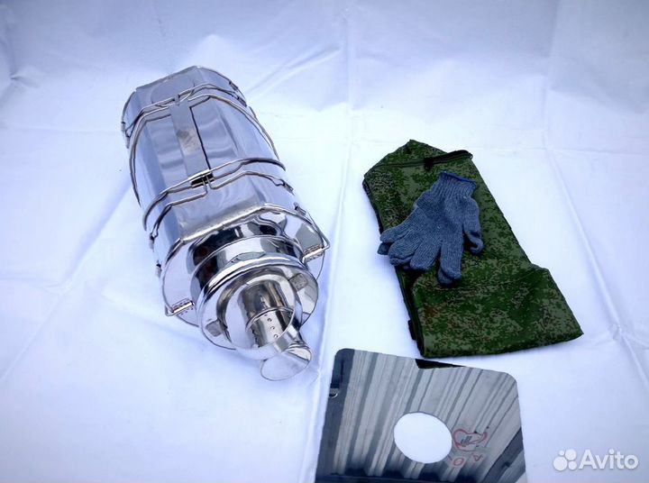 Печь для отопления палатки Кабанчик на 15 литров с